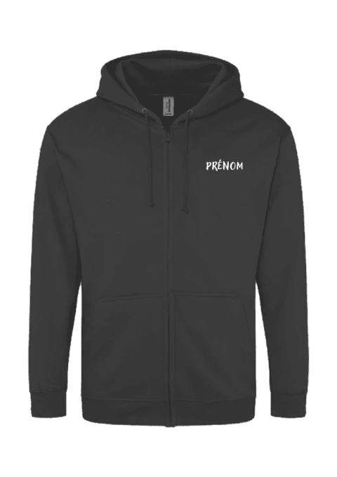 Sweat à capuche zippé // du S au 5XL // UNISEXE  // IMAGERIE MED.