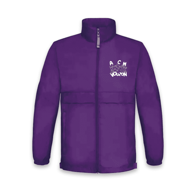 Coupe vent  Adulte / Enfant - ACM Vouzon - Purple