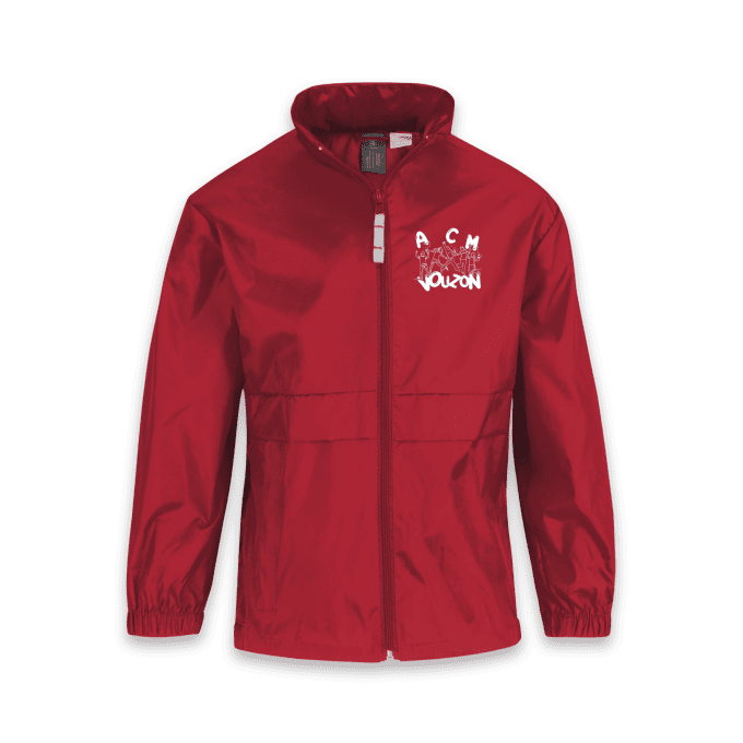 Coupe vent  Adulte / Enfant - ACM Vouzon - Rouge