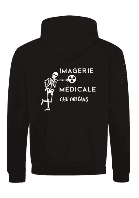 Sweat à capuche zippé // du S au 5XL // UNISEXE  // IMAGERIE MED.