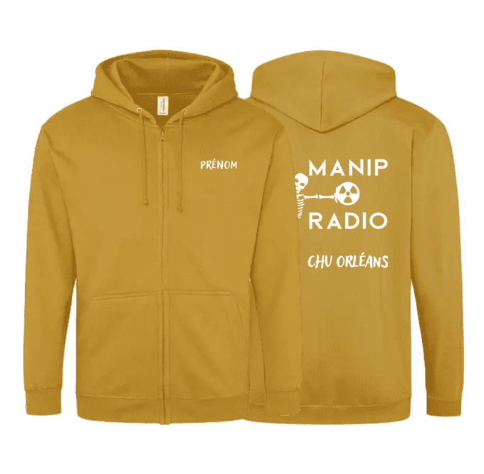 Sweat à capuche zippé // du S au 2XL // UNISEXE  // CHR