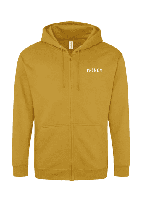 Sweat à capuche zippé // du S au 2XL // UNISEXE // IMAGERIE MED.