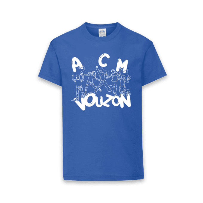 Tshirt Adulte / Enfant - ACM Vouzon -  Bleu Royal