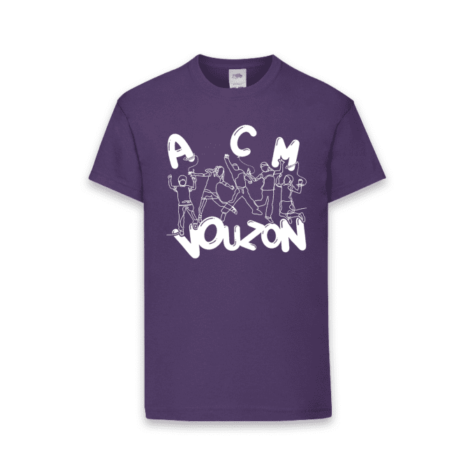Tshirt Adulte / Enfant - ACM Vouzon -  Purple